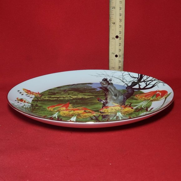 VTG Decorative Plate Royal Windsor Regal Lily Wildflowers of the South Gold Trim - Picture 11 of 12